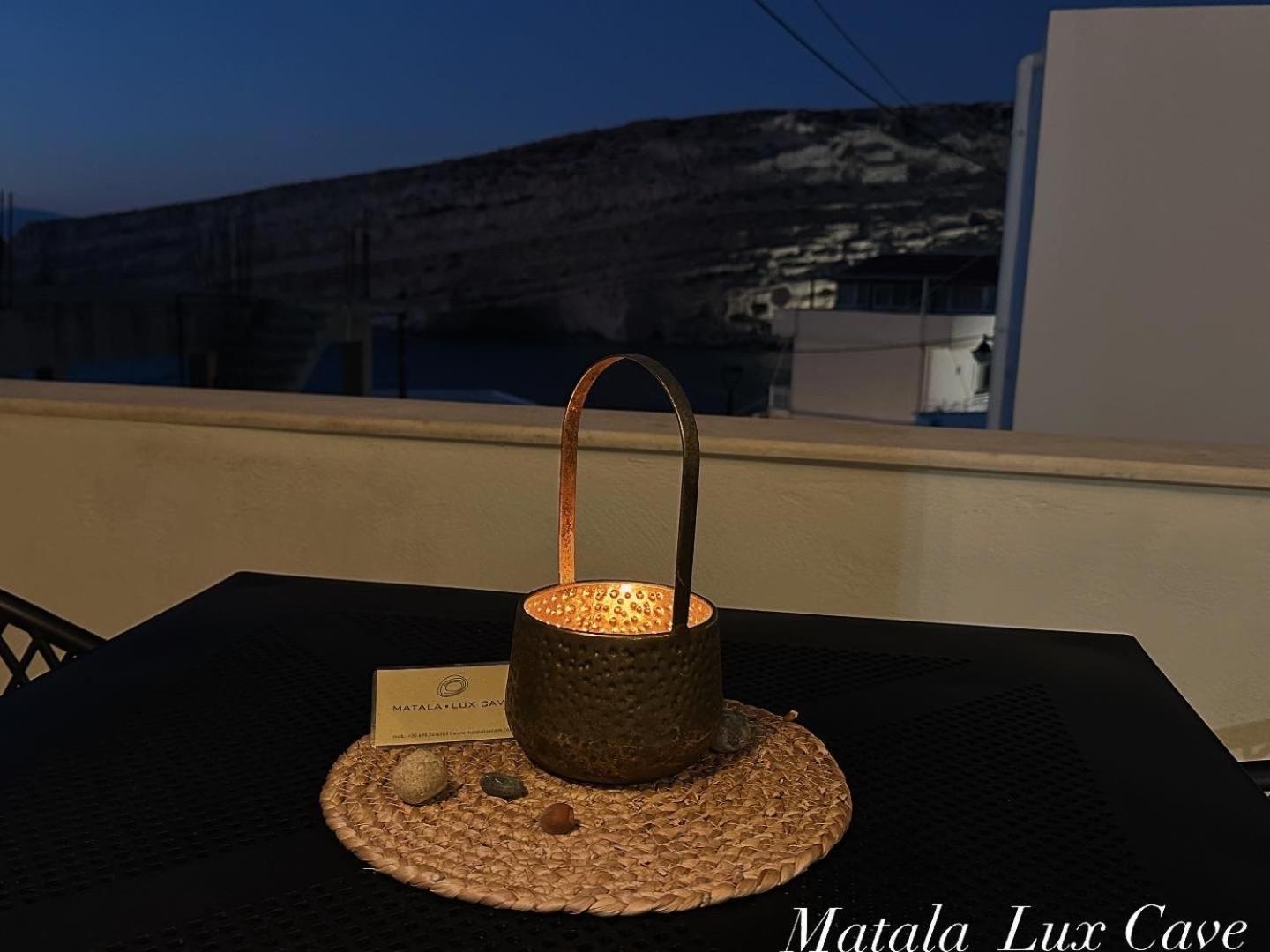 Matala * Lux Caveヴィラ エクステリア 写真